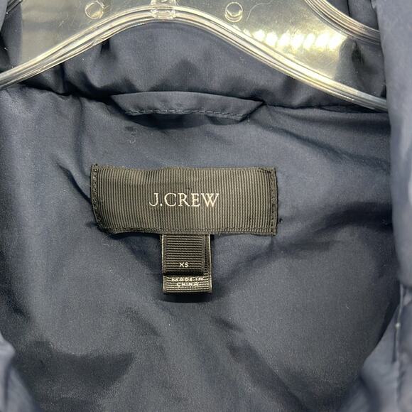 J. Crew Women's Quilted Down Vest - Navy - XS - Picture 4 of 6